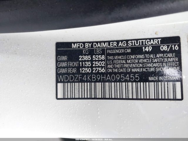 2017 MERCEDES-BENZ E 300 WDDZF4KB9HA095455 Photo 8