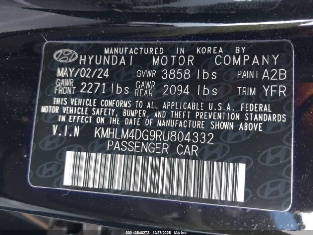 2024 HYUNDAI ELANTRA KMHLM4DG9RU804332 Photo 8