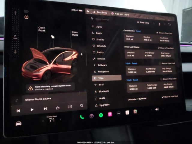 2025 TESLA MODEL 3 5YJ3E1EB3SF969391 Photo 6