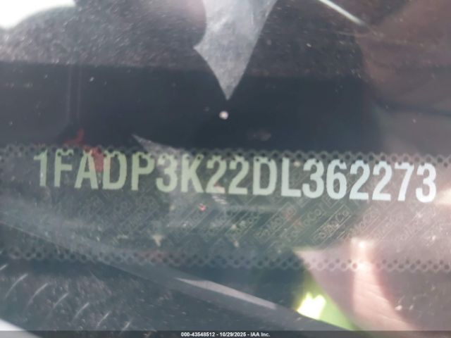 2013 FORD FOCUS 1FADP3K22DL362273 Photo 8