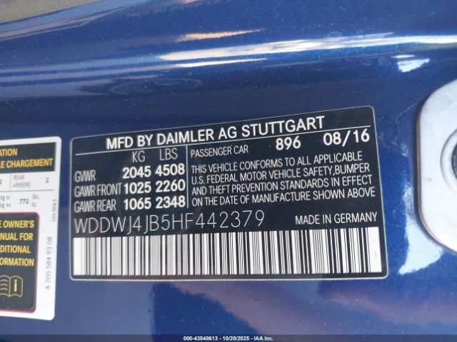 2017 MERCEDES-BENZ C 300 WDDWJ4JB5HF442379 Photo 8