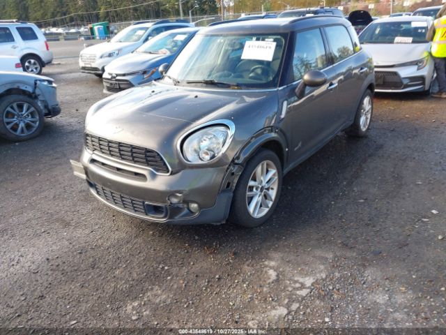 2012 MINI COOPER S COUNTRYMAN WMWZC5C52CWL59884 Photo 1
