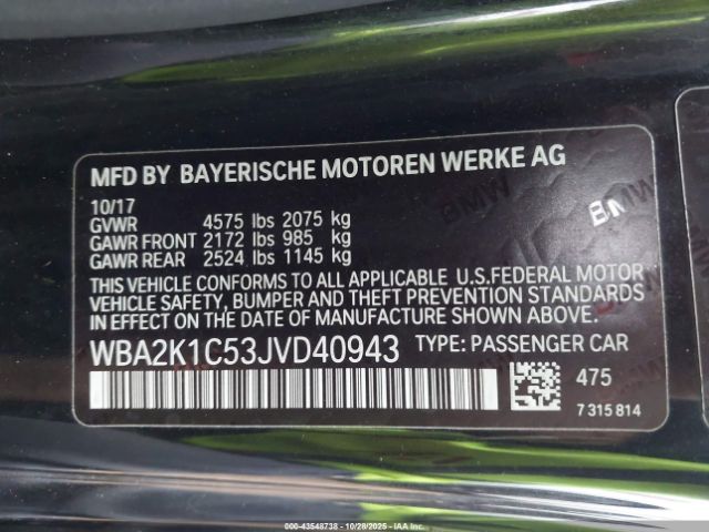 2018 BMW 230I WBA2K1C53JVD40943 Photo 8