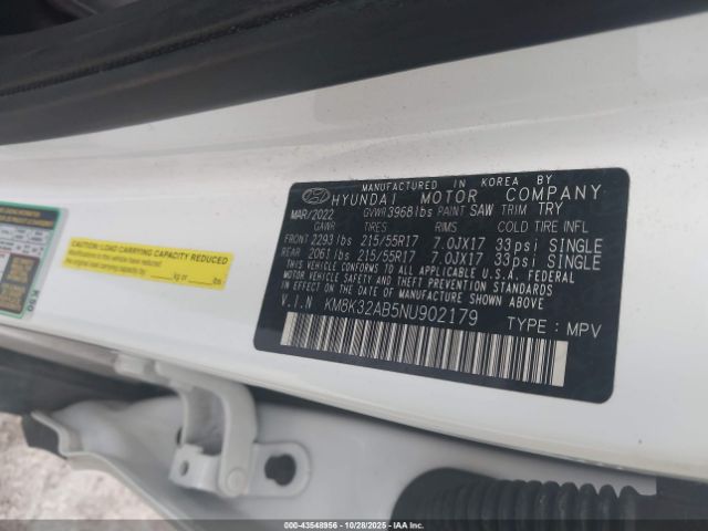 2022 HYUNDAI KONA KM8K32AB5NU902179 Photo 8