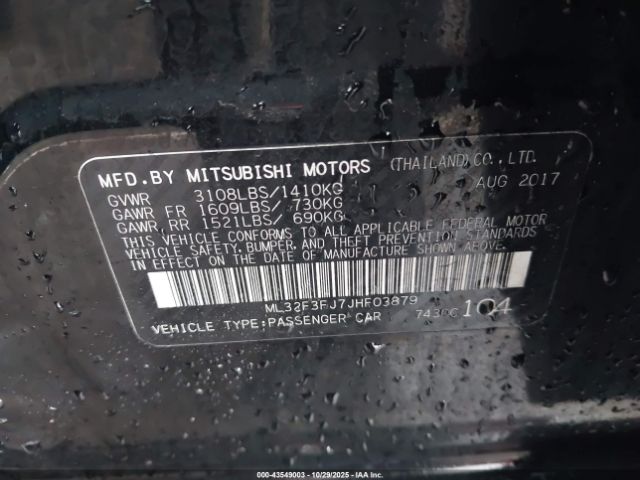 2018 MITSUBISHI MIRAGE G4 ML32F3FJ7JHF03879 Photo 8