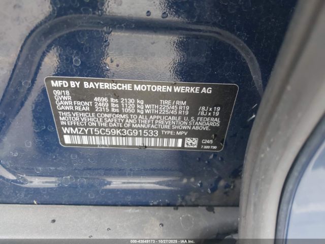 2019 MINI COUNTRYMAN WMZYT5C59K3G91533 Photo 8