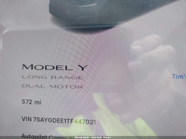 2026 TESLA MODEL Y 7SAYGDEE1TF447021 Photo 6