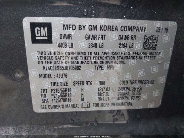 2018 BUICK ENCORE KL4CJESB5JB705902 Photo 8