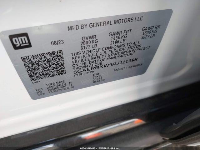 5GAERBKW5RJ111998 Buick Enclave Essence