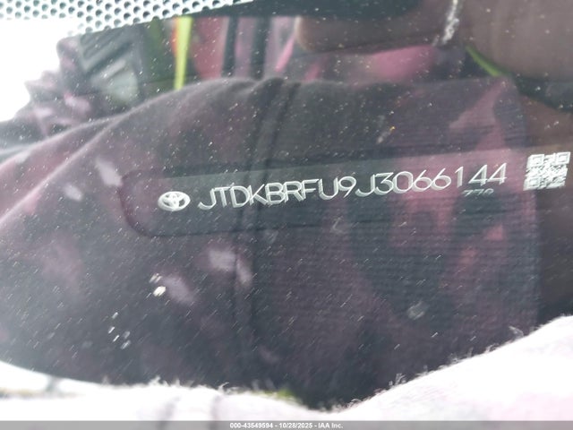 JTDKBRFU9J3066144 Toyota Prius Two