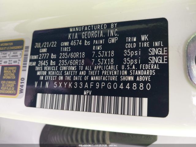 2023 KIA SPORTAGE 5XYK33AF9PG044880 Photo 8