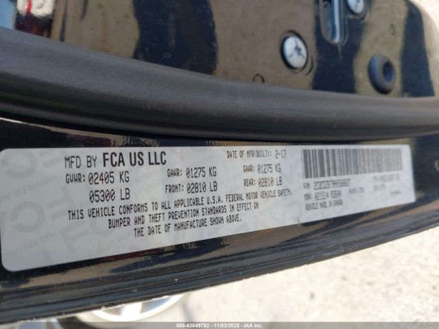 2017 DODGE CHALLENGER 2C3CDZBT9HH568627 Photo 8