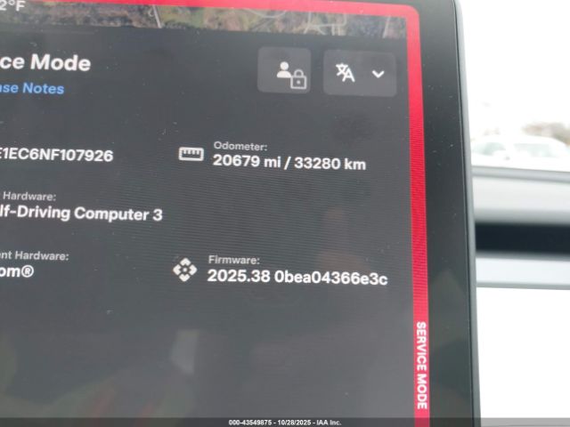 2022 TESLA MODEL 3 5YJ3E1EC6NF107926 Photo 6