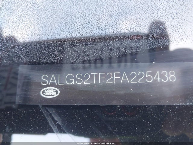 2015 LAND ROVER RANGE ROVER SALGS2TF2FA225438 Photo 8