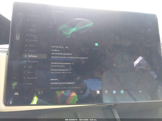 2023 TESLA MODEL X 7SAXCBE5XPF368576 Photo 6