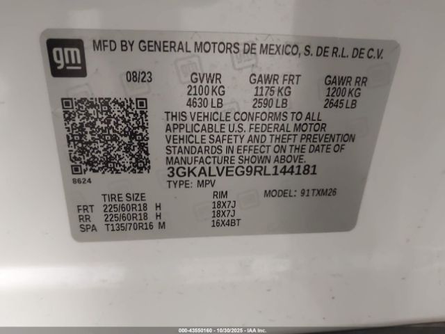 2024 GMC TERRAIN 3GKALVEG9RL144181 Photo 8