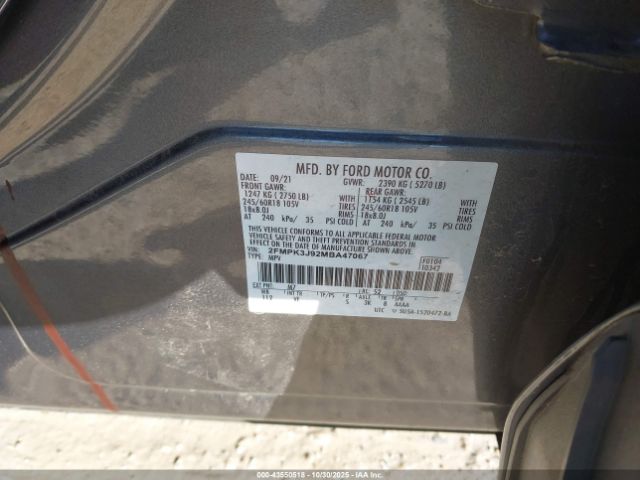 2021 FORD EDGE 2FMPK3J92MBA47067 Photo 8