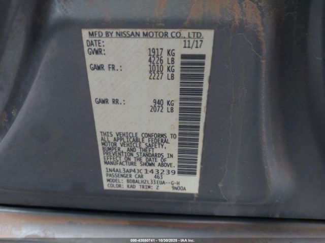2018 NISSAN ALTIMA 1N4AL3AP4JC143239 Photo 8