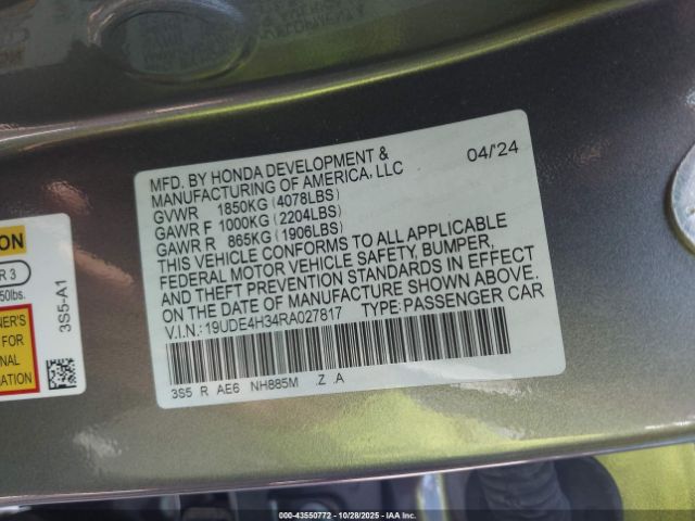 2024 ACURA INTEGRA 19UDE4H34RA027817 Photo 8
