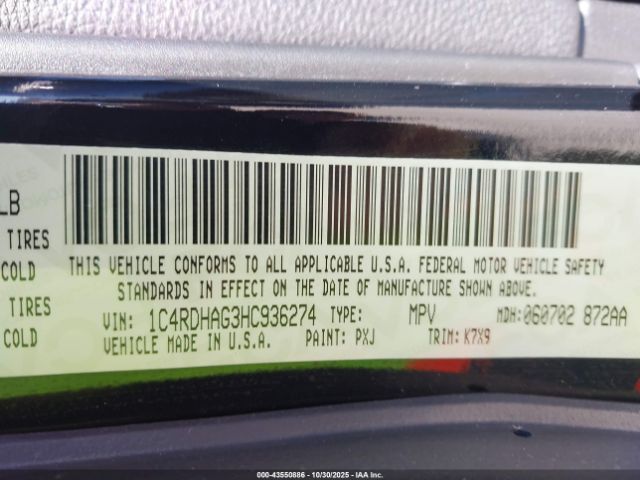 2017 DODGE DURANGO 1C4RDHAG3HC936274 Photo 8