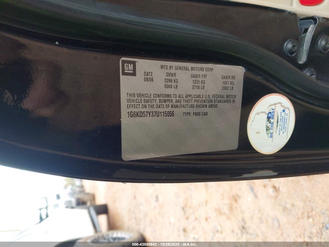 2007 CADILLAC DTS 1G6KD57Y37U115056 Photo 8