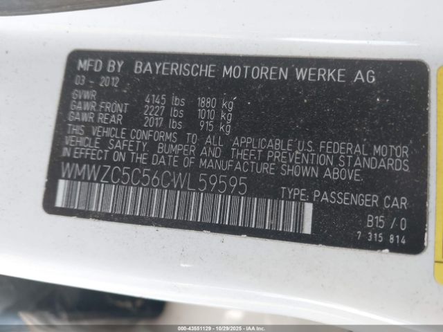 2012 MINI COOPER S COUNTRYMAN WMWZC5C56CWL59595 Photo 8