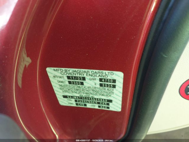 2004 JAGUAR XJ SAJWA71C34SG25869 Photo 8