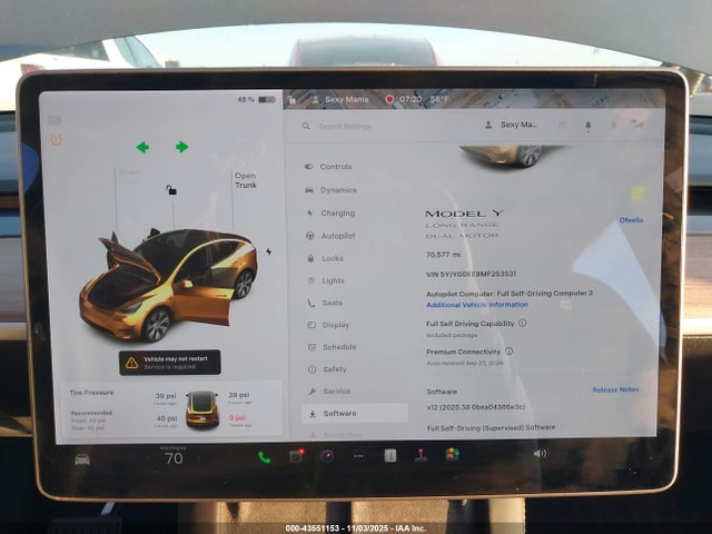2021 TESLA MODEL Y 5YJYGDEE9MF253531 Photo 6