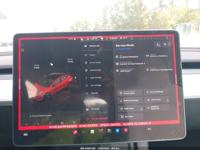 2023 TESLA MODEL 3 5YJ3E1EA7PF693618 Photo 6