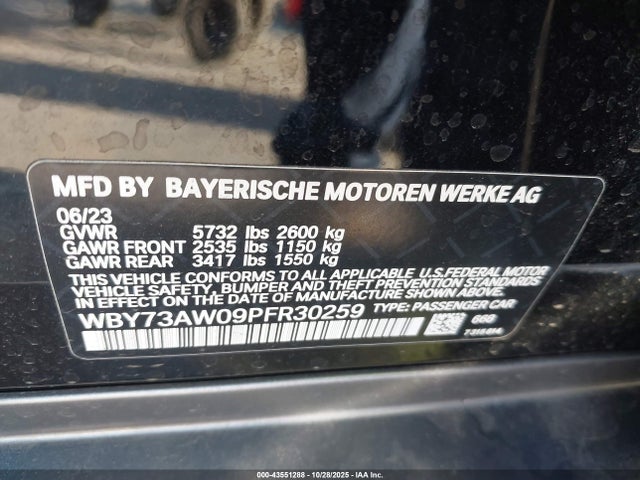 2023 BMW I4 WBY73AW09PFR30259 Photo 8