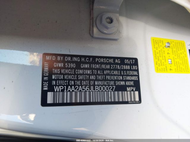 2018 PORSCHE MACAN WP1AA2A56JLB00027 Photo 8