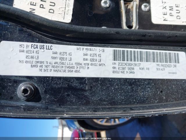 2016 CHRYSLER 300C 2C3CCAEG6GH190137 Photo 8