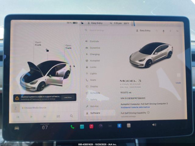 2019 TESLA MODEL 3 5YJ3E1EB7KF386323 Photo 6