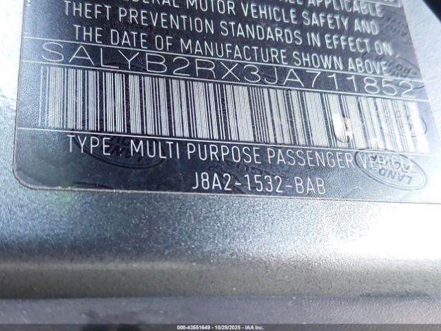 2018 LAND ROVER RANGE ROVER VELAR SALYB2RX3JA711852 Photo 8