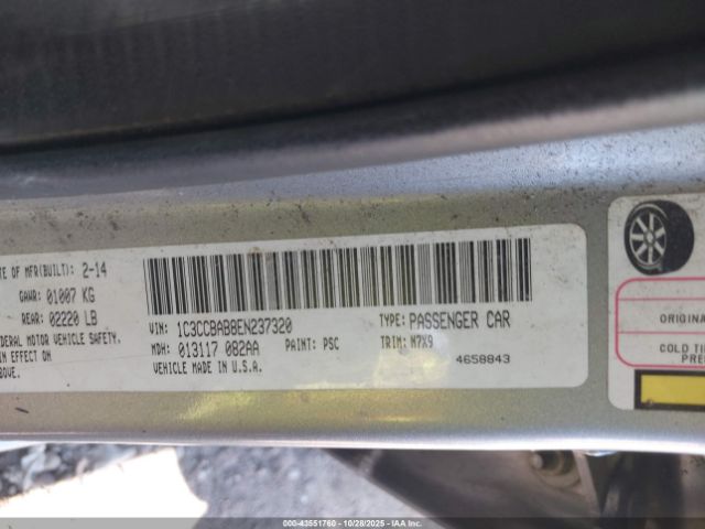 2014 CHRYSLER 200 1C3CCBAB8EN237320 Photo 8