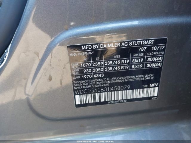 2018 MERCEDES-BENZ GLA 250 WDCTG4EB3JJ458079 Photo 8