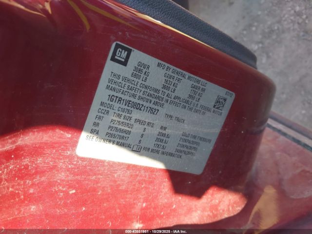 2013 GMC SIERRA 1500 1GTR1VE08DZ117627 Photo 8