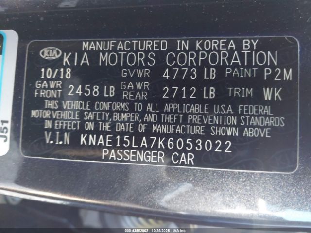 2019 KIA STINGER KNAE15LA7K6053022 Photo 8