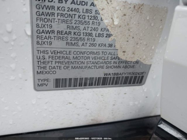 2024 AUDI Q5 WA1BBAFY7R2024281 Photo 8