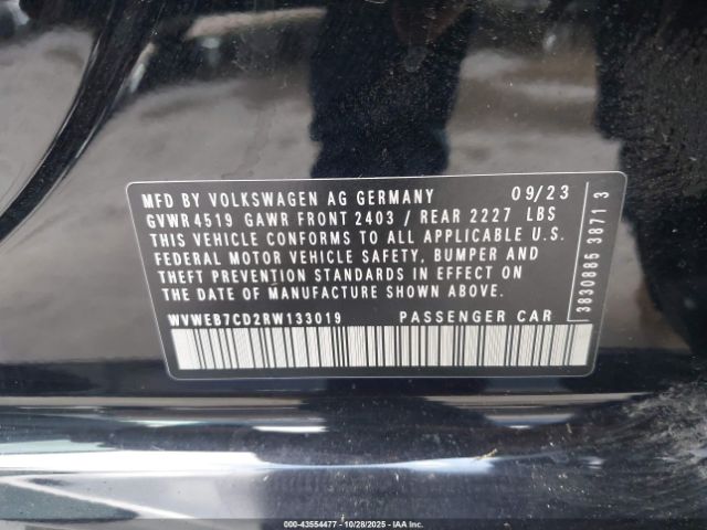 2024 VOLKSWAGEN GOLF R WVWEB7CD2RW133019 Photo 8