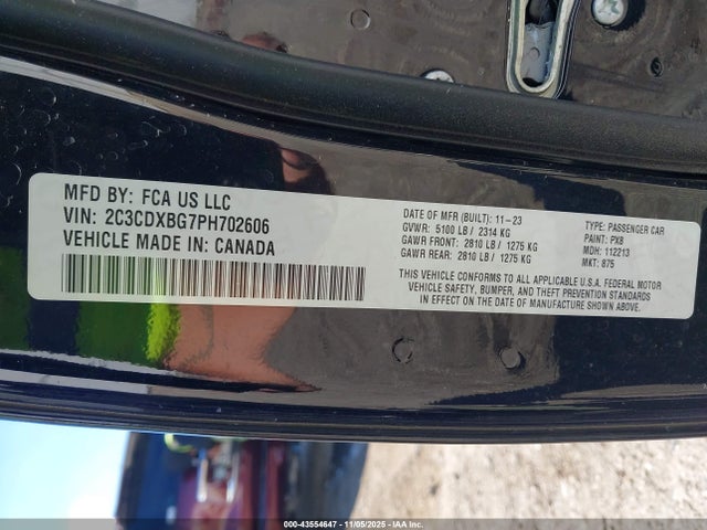 Dodge Charger Sxt 2023 2C3CDXBG7PH702606 Image 9