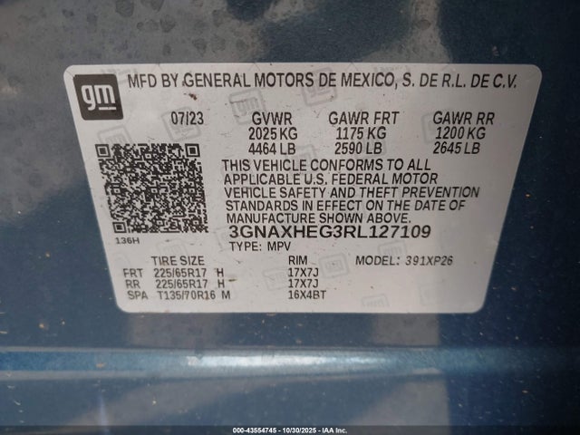 2024 CHEVROLET EQUINOX 3GNAXHEG3RL127109 Photo 8