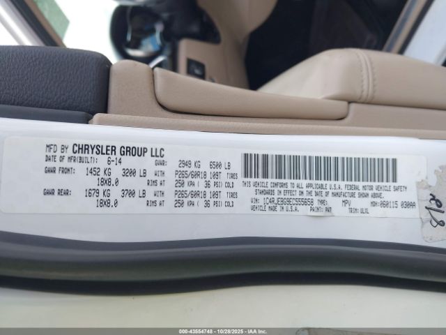 2014 JEEP GRAND CHEROKEE 1C4RJEBG9EC555658 Photo 8