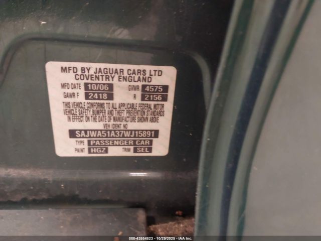 2007 JAGUAR X-TYPE SAJWA51A37WJ15891 Photo 8