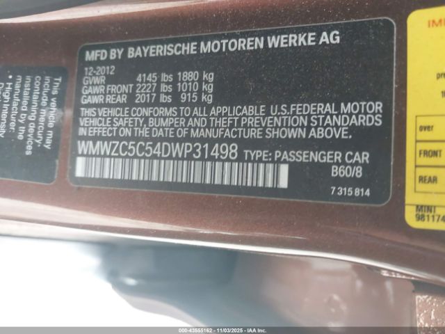 2013 MINI COUNTRYMAN WMWZC5C54DWP31498 Photo 8