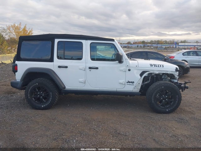 Продажа на аукционе авто 2022 Jeep Wrangler Unlimited Willys 4x4, vin: 1C4HJXDMXNW142768, номер лота: 43555302
