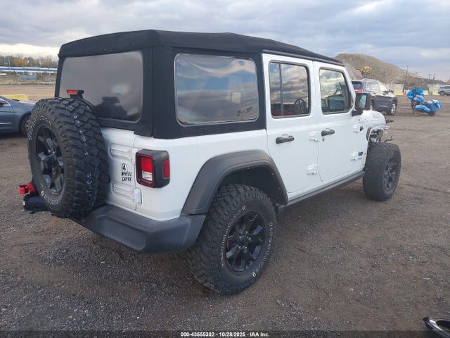 Продажа на аукционе авто 2022 Jeep Wrangler Unlimited Willys 4x4, vin: 1C4HJXDMXNW142768, номер лота: 43555302