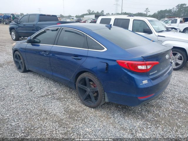 2015 HYUNDAI SONATA 5NPE24AFXFH170100 Photo 2