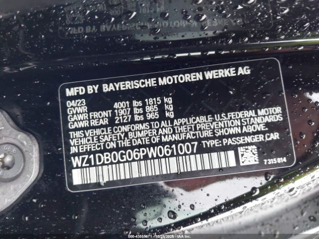 2023 TOYOTA GR SUPRA WZ1DB0G06PW061007 Photo 8