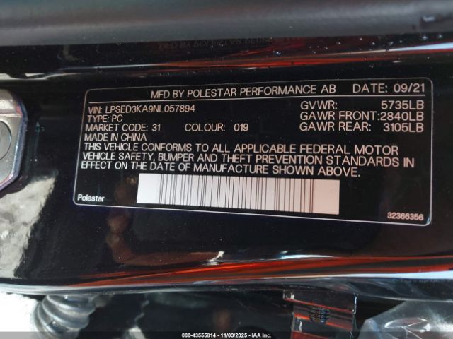 2022 POLESTAR 2 LPSED3KA9NL057894 Photo 8